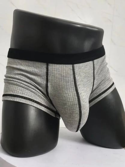 Mens High Elasticity Stretch Boxer Shorts Large Pockets Loose Fit Quick Dry Soft Breathable Summer Fashionable Casual Underwear