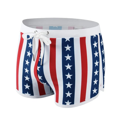 JOCKMAIL Print Men's Swimwear Trunks Sexy Beach Surfing Swim Suit Shorts Men Swimsuit Swimming Pants  Nylon Ice Silk Home Shorts