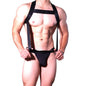 Men's Jockstrap Underwear Bodysuit Suspender Jumpsuits Sexy Lingerie Men Harness Hollow Out Bondage Elastic Hole Erotic Costume