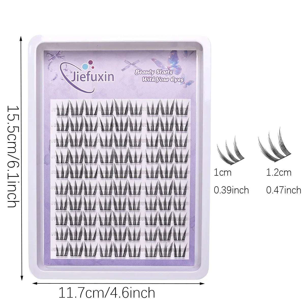 DIY Eyelash Clusters Natural False Eyelashes Extenstions Long-Lasting Cat Paw Cluster Thick Lashes Supplies Make Up