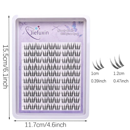 DIY Eyelash Clusters Natural False Eyelashes Extenstions Long-Lasting Cat Paw Cluster Thick Lashes Supplies Make Up