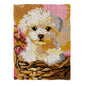 Latch Hook Rug Kit Crochet Carpet DIY Rug Crochet Yarn Kits Fashion Cartoon Pattern Gift Carpet Making Kit for Festival Carpet