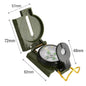 Waterproof High Precision Compass Outdoor Gadget Sports Hiking Mountaineering Professional Military Army Metal Sight