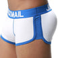 Men Trunks Built-in Fake Butt Hip Lifter Enhancer Shorts Boxer Padded Underwear Underpants Breathable with Removable Pads