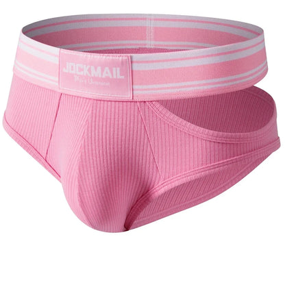 Men's Briefs Slip Sexy Men Underwear Brief U Convex  Man Underpants Comfortable Cuecas Masculinas Side Hollowing Sissy Panties