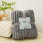 Ultra Soft Fleece Bed Throw Blankets for Lunch Rest Double Sided Warm Blanket Skin-Friendly Warm Conditioning Quilt Breathable
