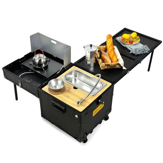 Camping Outdoor Portable Mobile Kitchen Car Self Driving Tour Camping