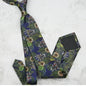 Fashion 8CM Wdith Elegant Neckties Vintage Retro Flower Printed Ties For Adult Mens Casual Daily Neckwear Wedding Party Cravate