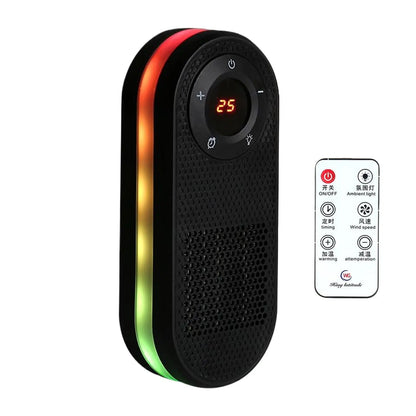 EU plug Small Quick Heater With Night Light Room Warmer Overheat Protection Household Bathroom Heater For Winter Indoor Home