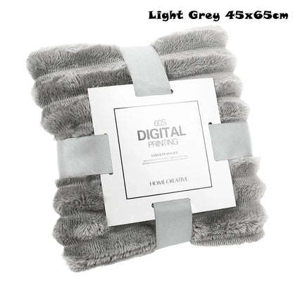 New Double Sided Warm Blanket Warm Skin-Friendly Throw Blanket Breathable Ultra Soft Bunny Blanket