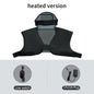 Heated Shawl Vest with Vibration Massager Adjustable Fit for Muscle Pain Relief Shoulder Neck Joint Warmth Recovery