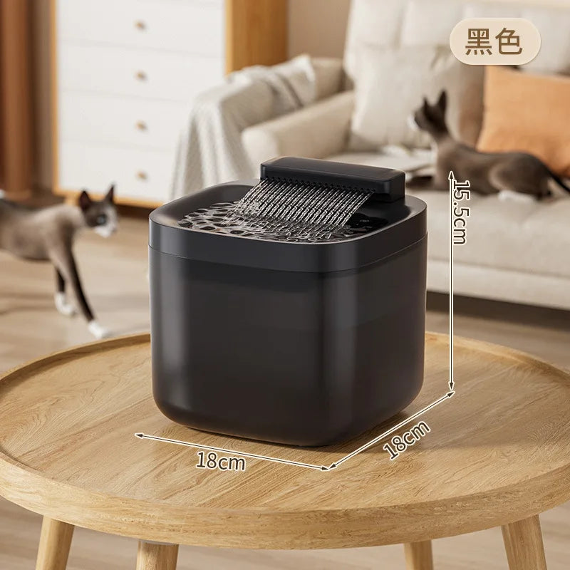 3L Cat Water Fountain Auto Recirculate PP Material Large Capacity USB Electric Mute Cats Water Dispenser for Cat to Drink Water