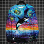 Animal Sweatshirts For Men Long Sleeve T-Shirt Tops 3d Oil Paint Animal Print Sweatshirt Pullover Loose Oversized Men Clothing
