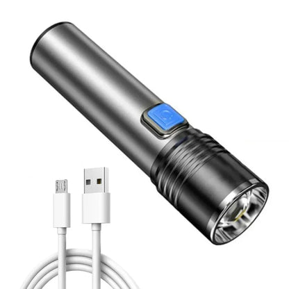 395nm UV Flashlight Blacklight USB Rechargeable Zoomable UV Light Ultraviolet Flashlight for Pet Urine Detector Resin Curing