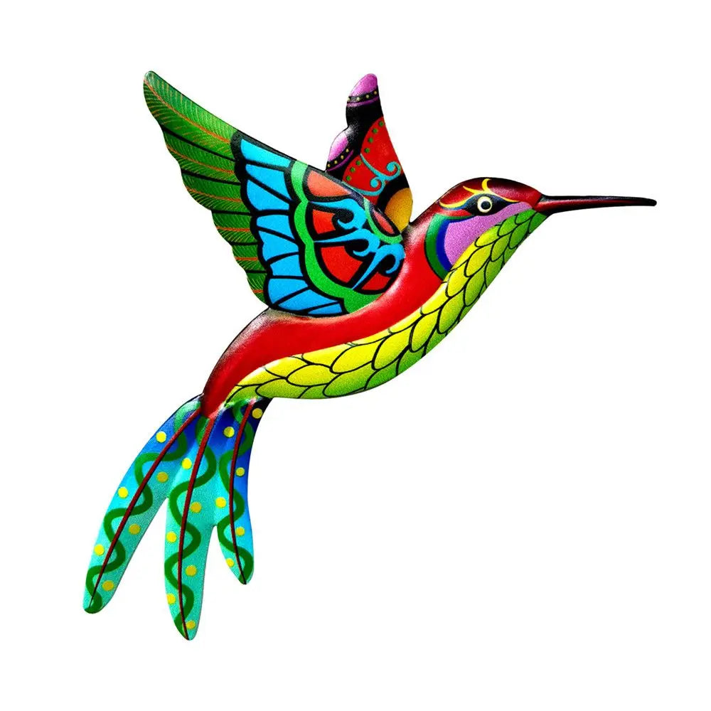 Metal Hummingbird Bird Wall Decor