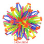 Colorful Retractable Ball Kid Magic Indoor Outdoor Flower Ball Throwing Ball Game Parent-Child Interactive Toy Kid Sensory Toys