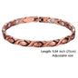 Women Magnetic Therapy Anklets 99.9% Pure Solid Copper 3500 Gauss Magnets Ankle Pain Relief for Arthritis Adjustable Size