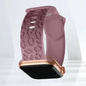 Apple Watch Engraved Silicone Band, Ornamental or Leopard