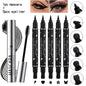 Dragon Ranee Double head Star Seal Eyeliner waterproof non-smudging novice heart plum embellished eye tail eyeliner