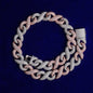 Bubble Letter Number 8 Cuban Link Chain for Men
