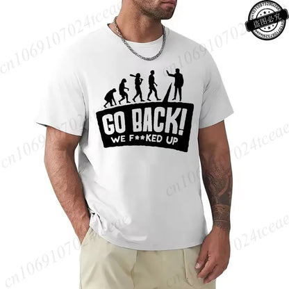 Evolution Graphic Oversized Streetwear T-Shirt