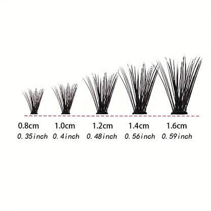200Pcs Natural Look Cluster Lashes - Mixed Lengths 8-16Mm, Diy Eyelash Extensions For Volume & Long Lash Effects