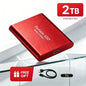 1TB Portable SSD 2TB External Hard Drive USB 3.1 High Speed Mobile Data Storage for Laptop Mac PC Compact Durable Use