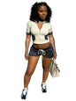 Chic Two-Tone Summer Sportswear Set for Women