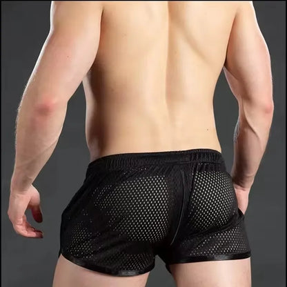 2026 New Gym Mens Summer Running Shorts Quick Dry grid Workout Short Pants GYM Wear Men Training Beach Breathable sports Shorts