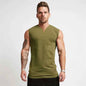 Cotton V-neck Gym Tank Top for Men