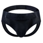 Open Back Sexy Men Underwear Briefs Underpants Nylon Mesh Quick Dry Gay Men's Jockstrap Bikini Slip Men Tanga Briefs Thong Swim