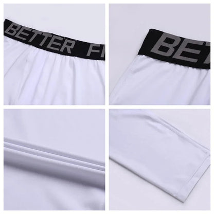 Sports Fitness Pants Men Gym Shorts Workout Tights