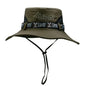 Summer Men Bucket Hat Outdoor UV Protection Wide Brim Panama Safari Hunting Hiking Hat Mesh Fisherman Hat Beach Sunscreen Cap
