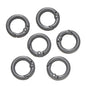 5Pcs Colorful  O Ring Spring Clasp Openable Round Carabiner Keychain Clips Hook Dog Chain DIY Jewelry Buckle Connector
