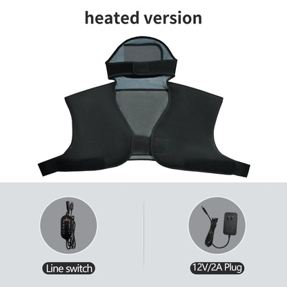 Electric Massage Wrap Neck Shoulder Back Pain Relief Heating Shawl Shoulder Vibration Massager Cold Weather Body Warmer Vest
