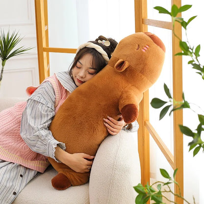 Kawaii Capybara Plush Toy Soft Pillow Cushion