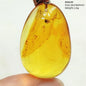 Natural Amber Pendant From Baltic Flower Yellow Amber Water Drop Women Men Jewelry Reiki Stone Women Men AAAAAAA