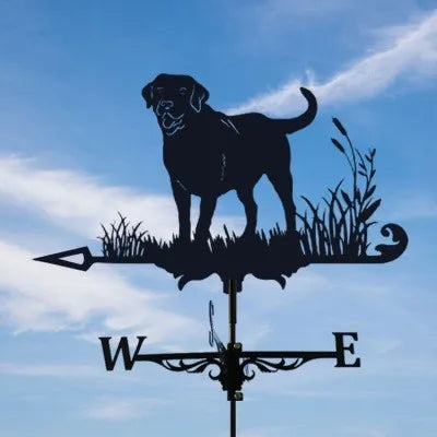 Metal Weathervane,Witch Iron Weather Vane,Sea Rover Wind Direction Indicator,Garden Decoration,Outdoor Roof Decoration,Gardening