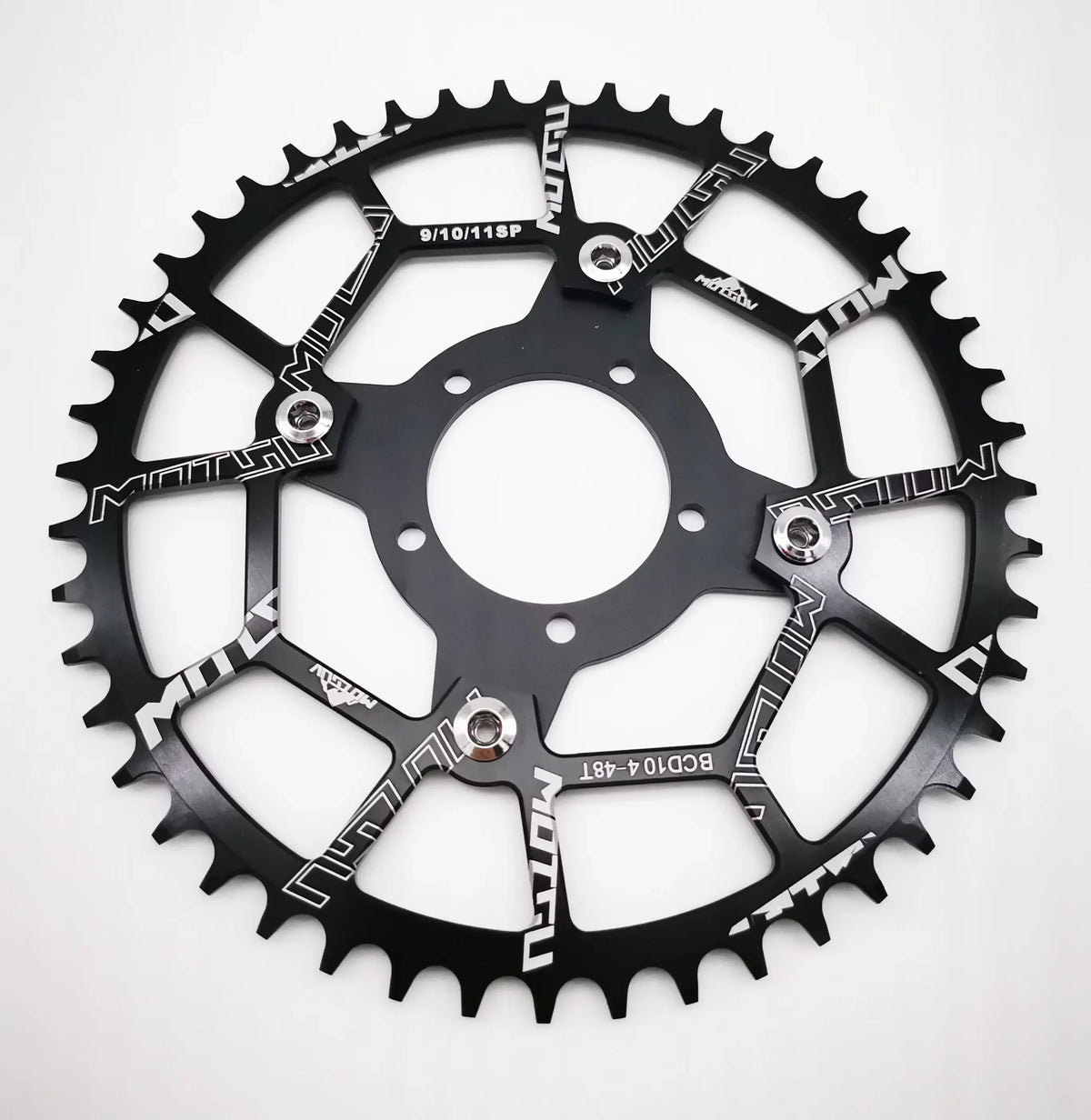 ALLTOO Bike Part Bicycle Crankset Bafang 104BCD Motor Aluminum Alloy Chainring Mid Drive Adapter For Electric E-bike 32T-52T