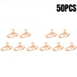 5-50pcs Baby Hangers Plastic Kids Clothes Storage Hanger for Nursery
