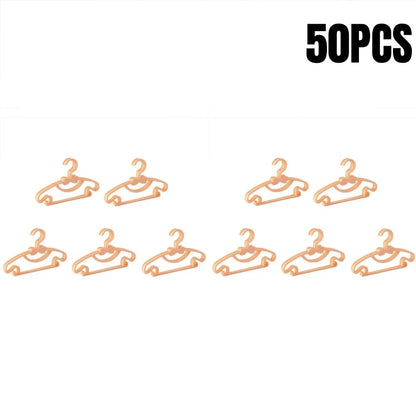 5-50Pcs Baby Hangers Plastic Kids Clothes Storage Hanger for Nursery Children Hangers Toddler Infant Portable Coats Home Rack