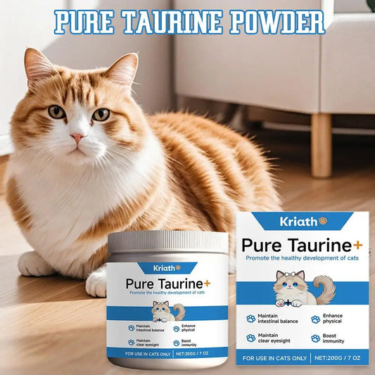 Taurine Powder For Cats Gentle Formula Supports Heart, Vision Overall Health Daily Care Supplement For Comfort And Well-Being
