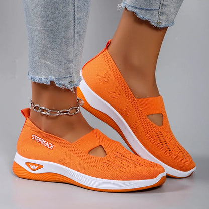 Women's summer breathable mesh flat shoes women's shoes casual sneakers shoes, clearance free shipping
