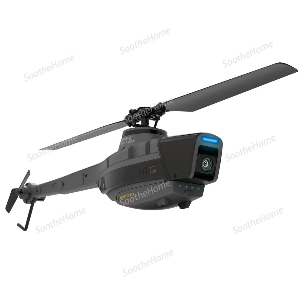 C128 RC Helicopter 2.4g System Remote Control 1080p Camera Wifi FPV