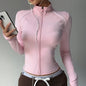 Women’s Seamless Long Sleeve Zip Yoga Jacket