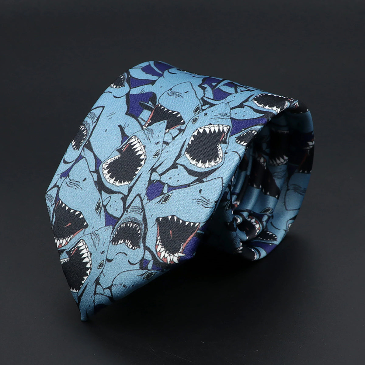 New Design Novelty Mens Ties Soft Skinny Necktie Lips Skull Fish Hamburger Patten Print Ties For Men Wedding Party Accessories