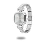 1PC 's Stainless Steel Round Simple Watch Bracelet Bangle for Friend