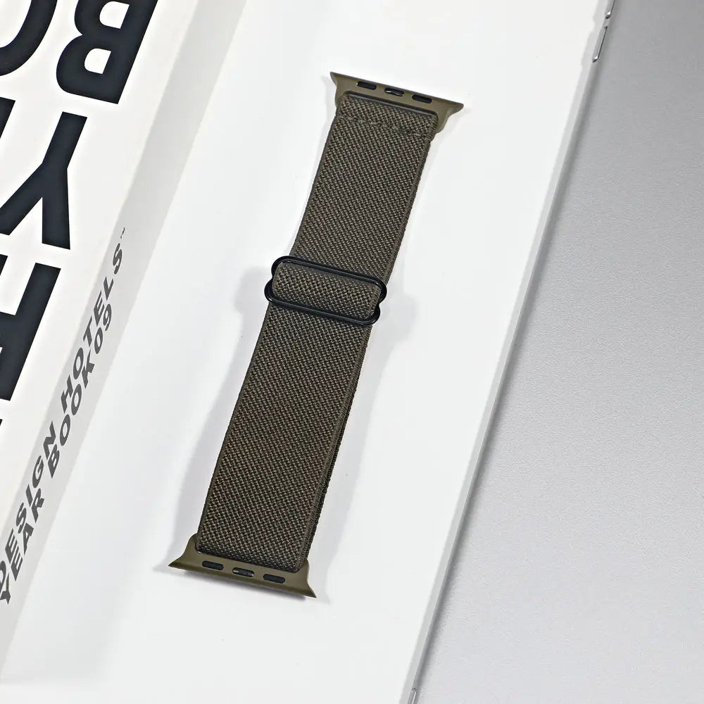 Apple Watch Stretch Nylon Loop Band, Solid & Patterned