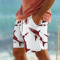 Men's Hawaiian Swim Trunks 3D Shark Print Beach Shorts Quick Dry Outdoor Leisure Sports Shorts Swimwear Fashion Men's Shorts