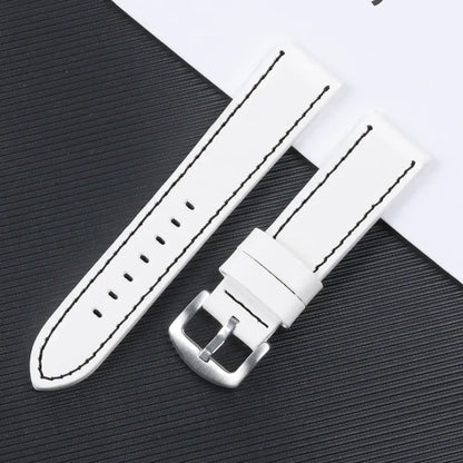 Suunto Race, Vertical & 9 Peak Leather Band with Stitching Options